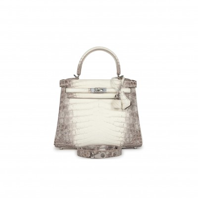 HERMÈS MASTER 28 MATTE HIMALAYAN NILOTICUS WITH PALLADIUM HARDWARE (28*22*10cm) 